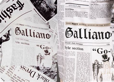 galliano newspaper